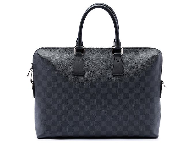 Borsa Business Louis Vuitton Damier Graphite Porte Documents Jour Nera Nero