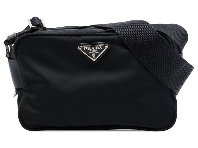 Borsa Camera Prada Tessuto Nera Nero