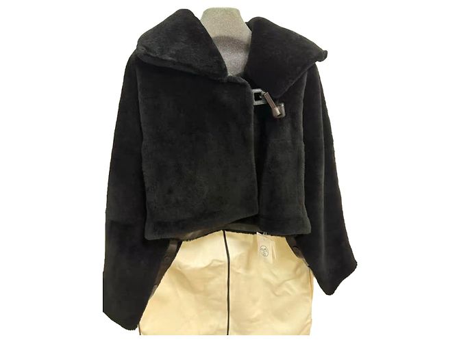 Hermès Mäntel Schwarz