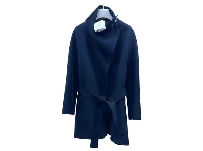 Gabardina Hermès Azul de Cachemira Multicolor