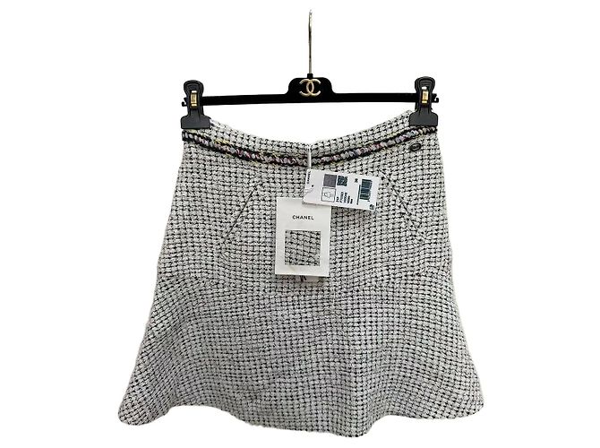 Vestido Chanel de tweed Multicolor