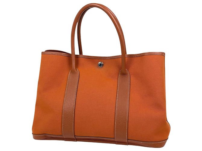 Hermès Sac cabas Hermes Garden Party PM Orange