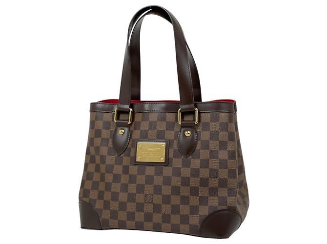 Louis Vuitton Hampstead PM Tote Bag Brown Damier ebene