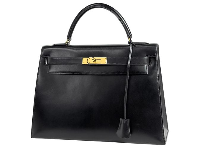 Hermès Sac à main Hermes Kelly 32 Noir