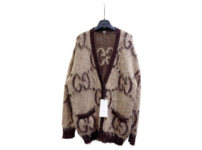 Gucci Strickjacke aus Wolle und Mohair Mehrfarben