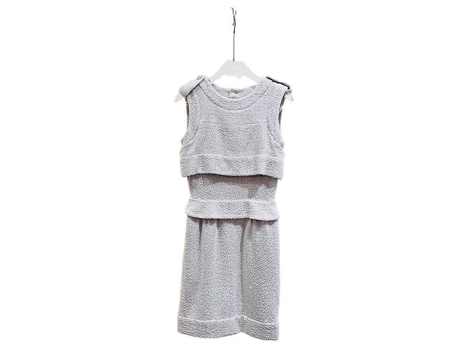 Vestido Chanel de tweed Multicolor