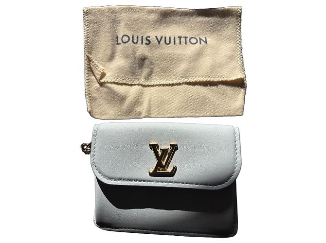Louis Vuitton light blue leather wallet