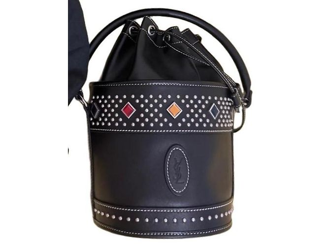 Borsa a secchiello Yves Saint Laurent Nero
