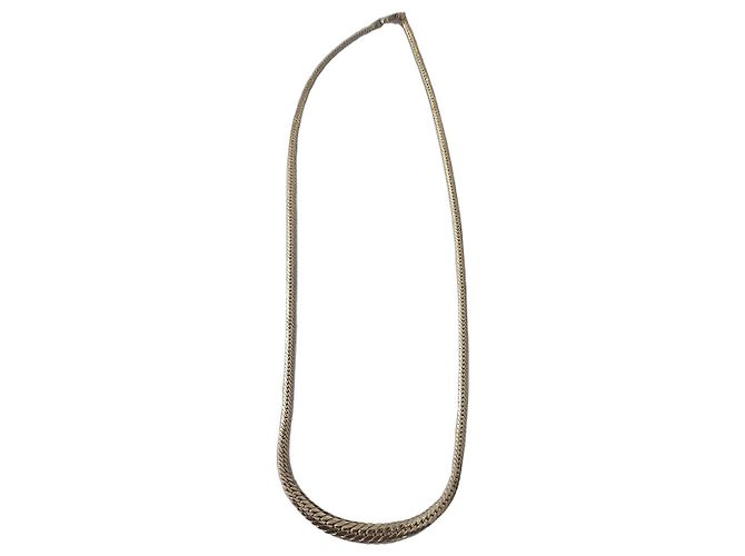 Autre Marque Collar Malla Inglesa de Oro Amarillo 18k Dorado