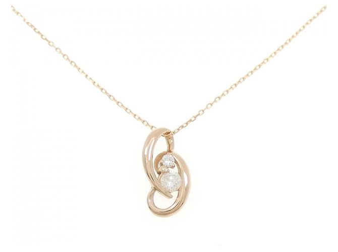 Autre Marque Collar de Diamantes Au750 Rosa