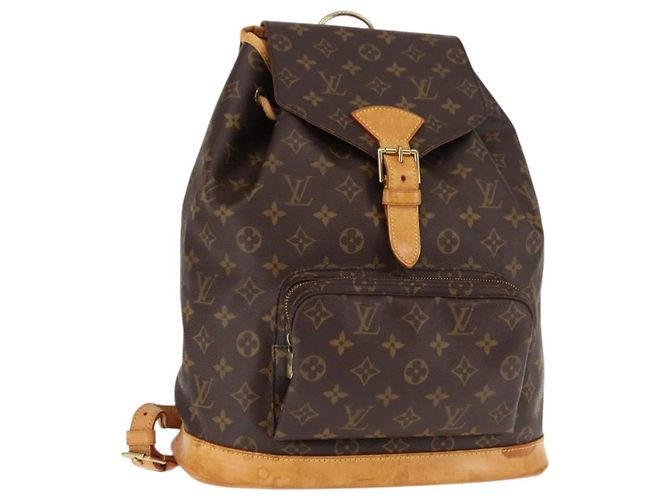 LOUIS VUITTON Monogram Montsouris GM Backpack M51135 LV