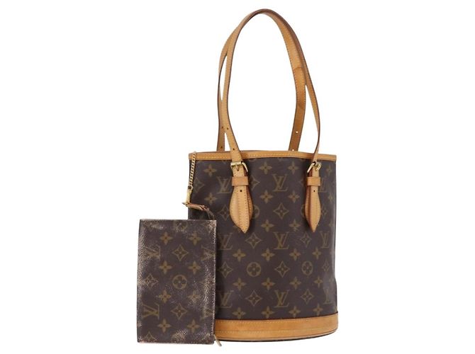 LOUIS VUITTON Bolso de hombro Monogram Bucket PM M42238 LV