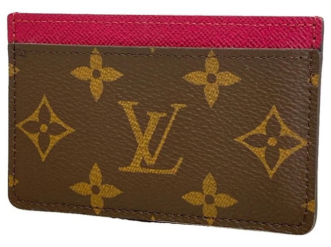 Porte-cartes Louis Vuitton Fuchsia Fuschia