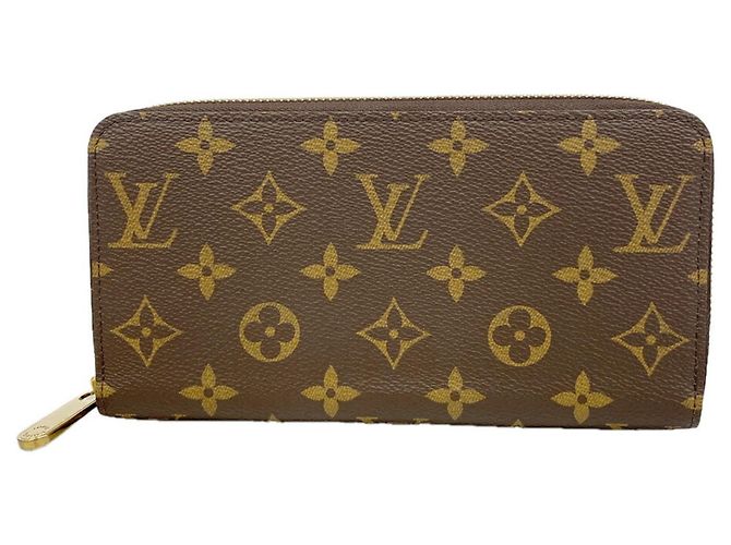 Louis Vuitton Monogram Zippy Wallet Braun