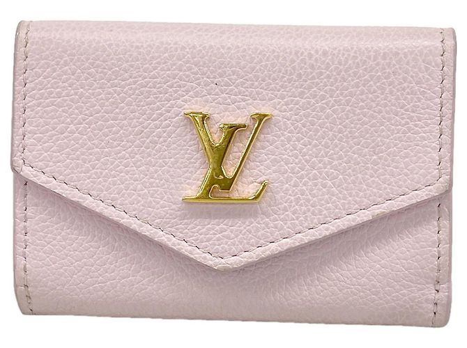 Cartera Louis Vuitton Lockme tri-fold Rosa