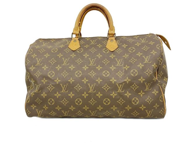 Borsa Louis Vuitton Monogram Speedy 40 M41106 Marrone
