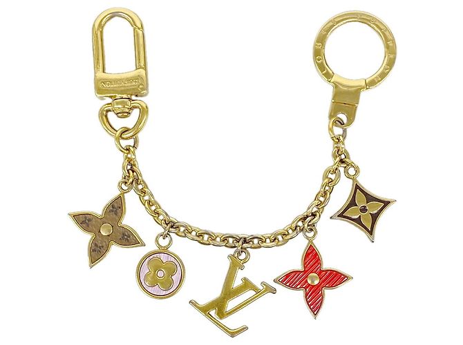 Portachiavi Charm Louis Vuitton Multicolore D'oro