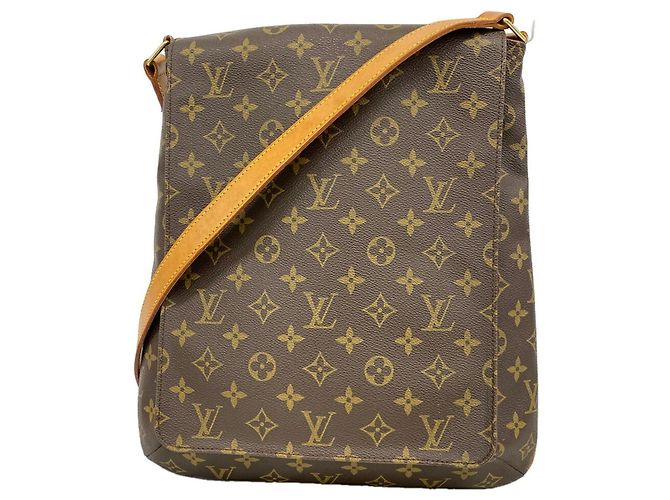 Bolsa de Ombro Louis Vuitton Monogram Musette Marrom