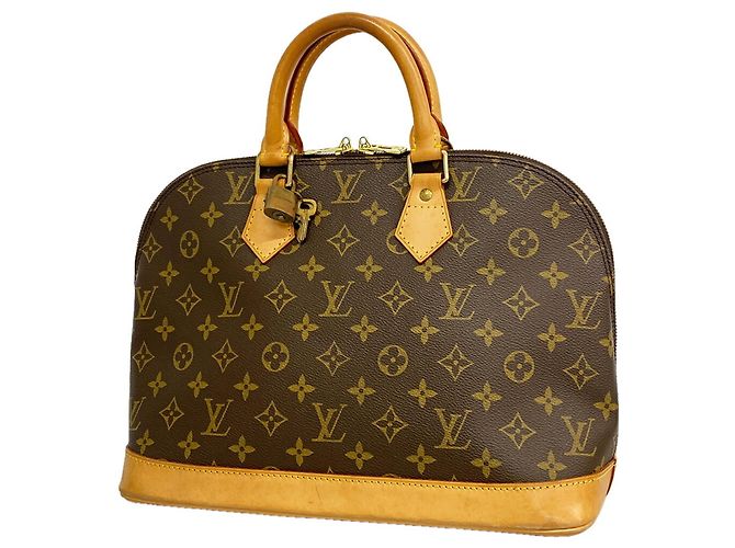 Sac à main Louis Vuitton Alma Monogram Marron