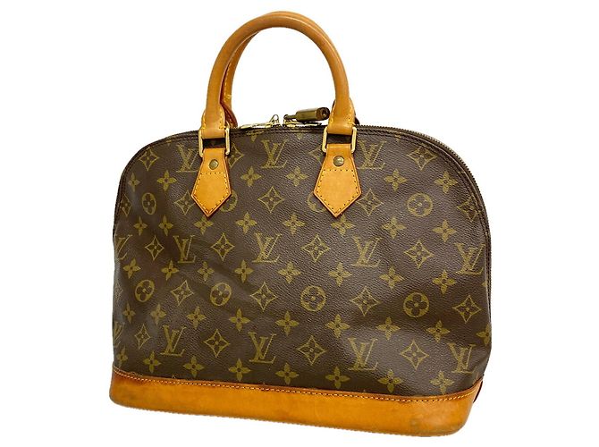 Bolsa de mão Louis Vuitton Alma Monogram M51130 Marrom