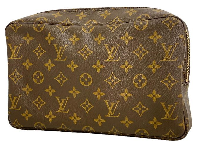 Louis Vuitton Monogram Toilette 28 Täschchen Braun