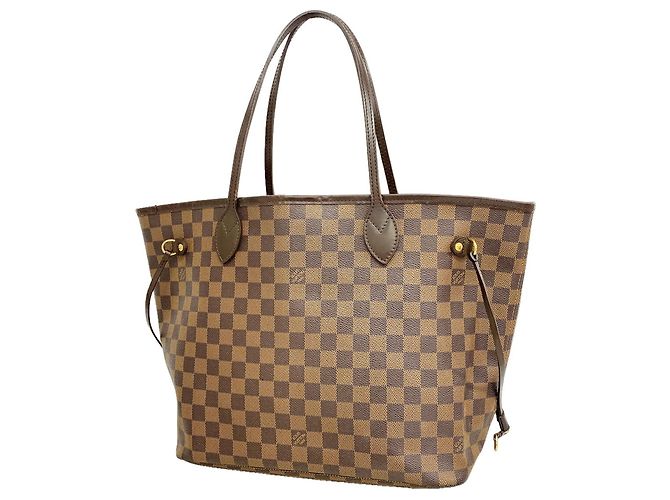 Louis Vuitton Damier Neverfull MM Tote Bag in Ebene Damier ebene