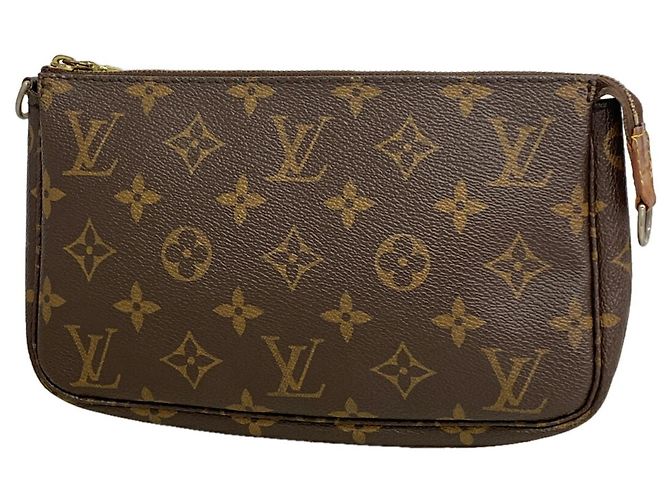Louis Vuitton Monogram Pochette Accessoires Marrone