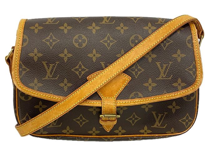 Borsa a tracolla Louis Vuitton Monogram Sologne Marrone