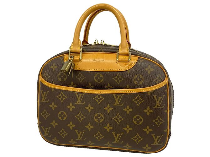 Borsa Louis Vuitton Monogram Trouville Marrone