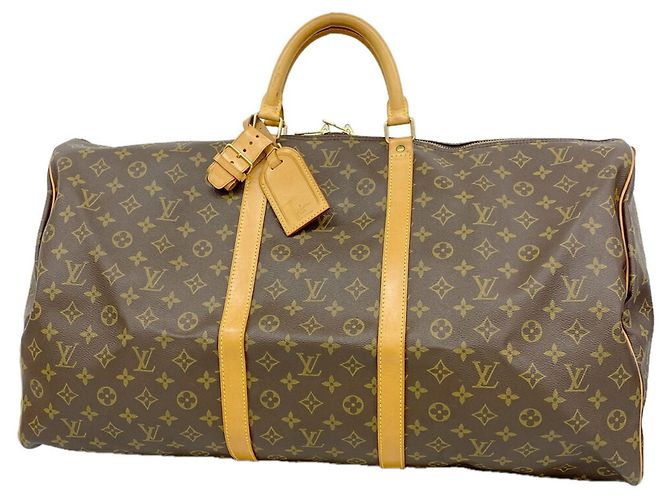 Louis Vuitton Boston Monogram Keepall 60 Marron