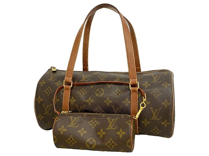 Borsa Louis Vuitton Monogram Papillon 30 Marrone