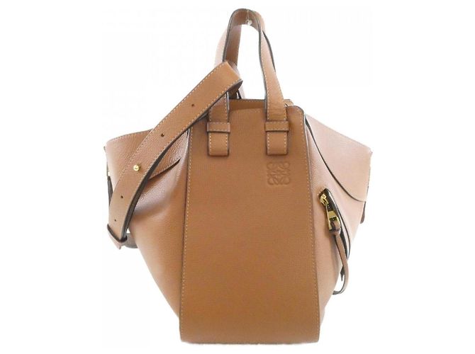 Loewe Hammock Small Schultertasche Braun