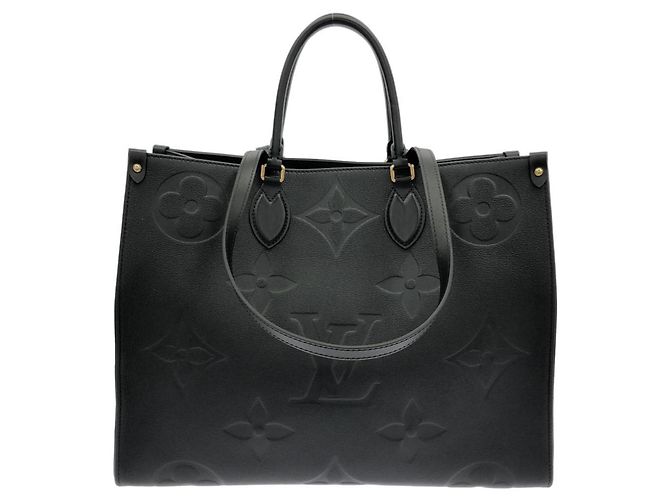 Bolsa Louis Vuitton Monogram Empreinte OnTheGo GM Preto Monograma