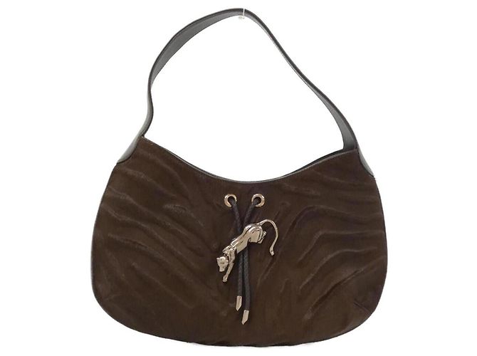 Borsa a tracolla Cartier L1000748 Marrone e Rosa