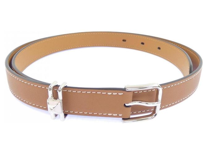 Hermès Cinto Hermes Mini Crew 20mm Marrom