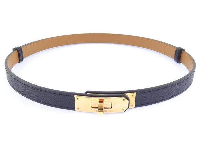 Hermès Hermes Kelly Black Standard Belt