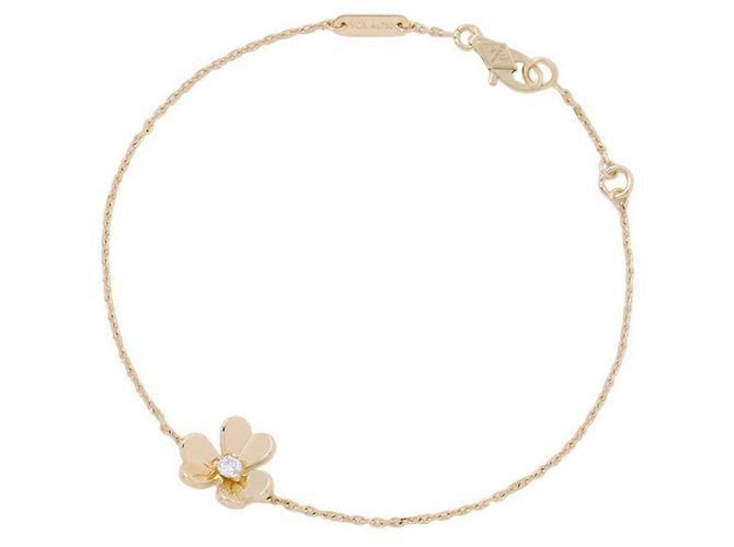 Pulsera Van Cleef & Arpels Frivole Mini en oro amarillo de 18K