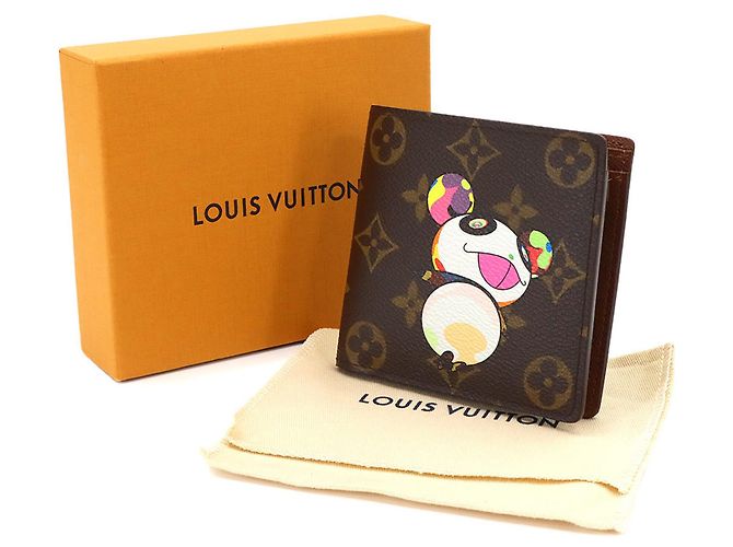 Cartera bi-fold Louis Vuitton Monogram Panda Multicolor