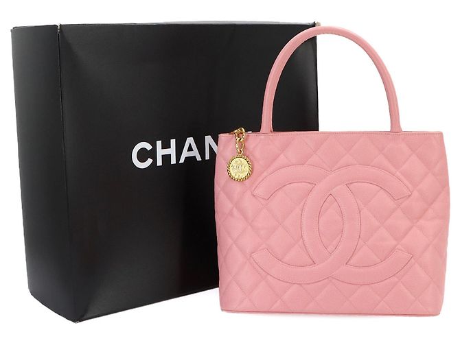 Saco Tote Chanel Medallion Rosa