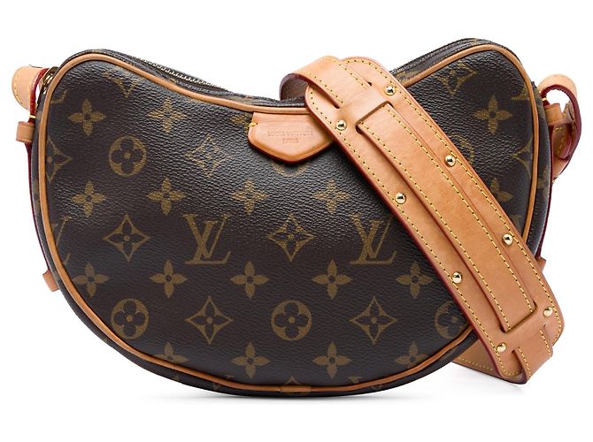 Louis Vuitton Brown Monogram Croissant MM Marrom