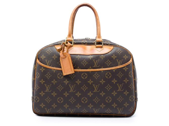 Louis Vuitton Brown Monogram Deauville Marron