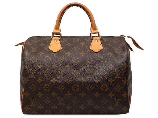 Louis Vuitton Brown Monogram Speedy 30 Marrone