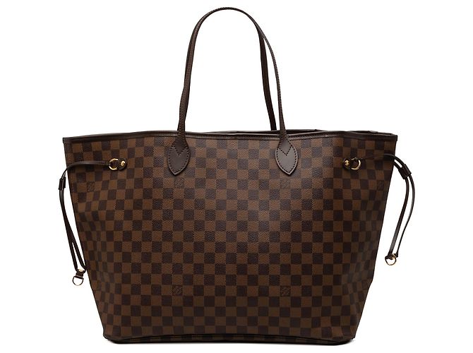 Louis Vuitton Brown Damier Ebene Neverfull GM Marrone