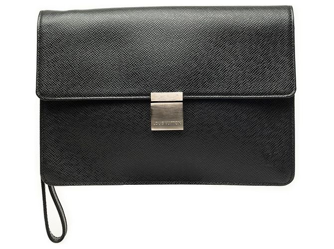 Louis Vuitton Black Taiga Selenga Noir