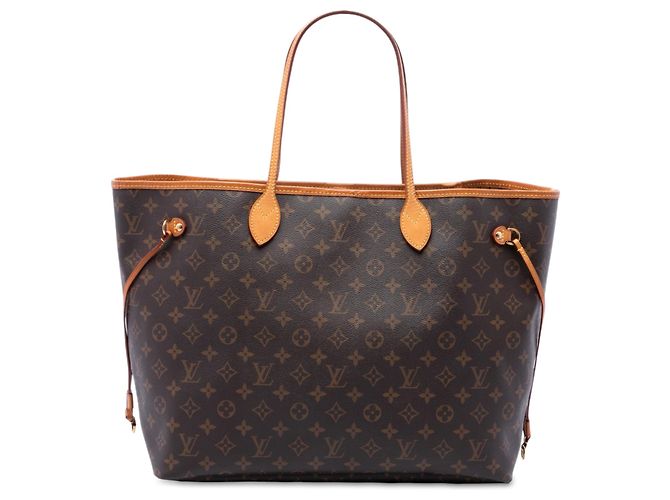 Louis Vuitton Brown Monogram Neverfull GM Marron