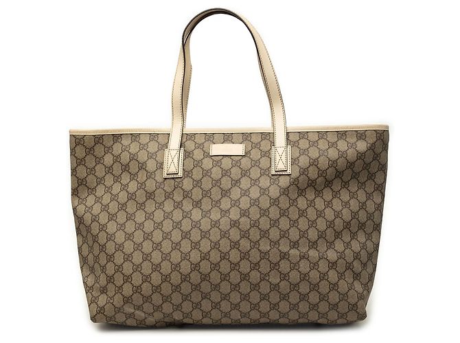 Bolso Tote Gucci Beige Large GG Supreme