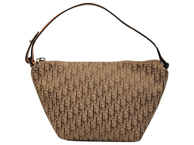 Borsa Dior Brown Diorissimo Trotter Canvas Marrone