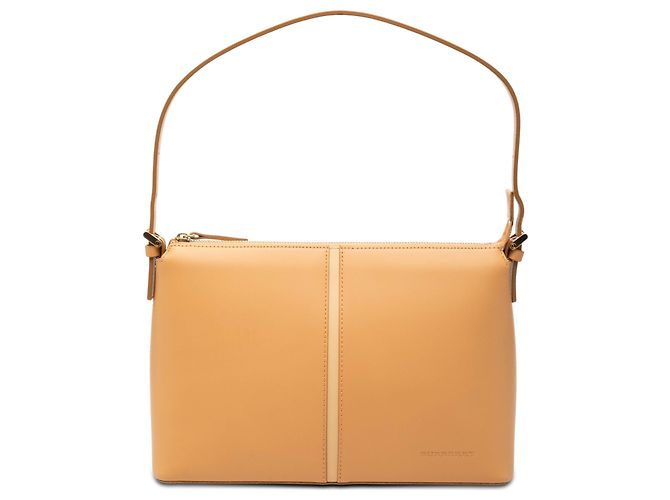 Burberry Beige Leather Shoulder Bag