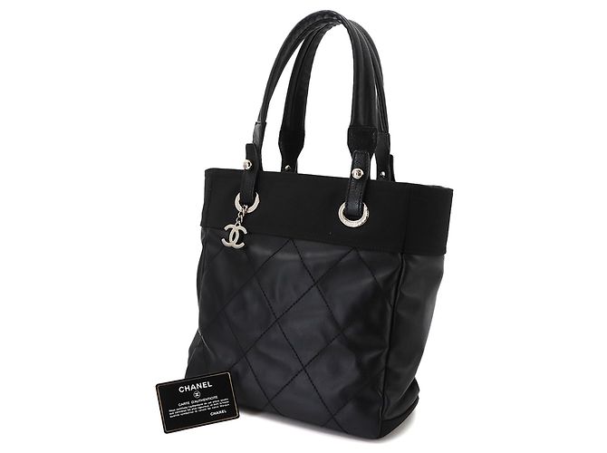 Borsa Tote Chanel Paris Biarritz PM Nero