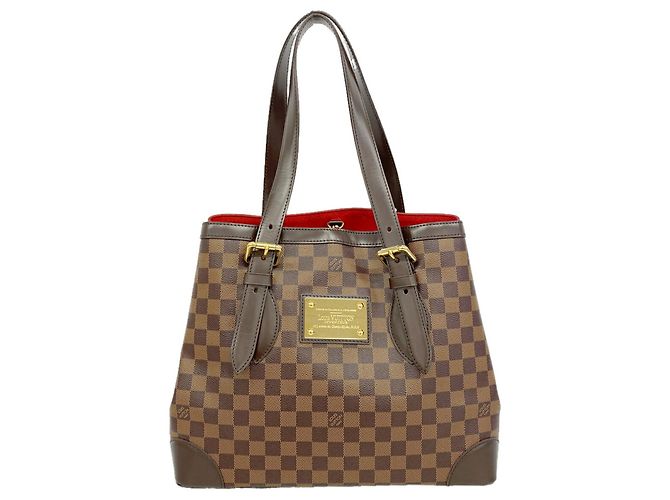 Borsa Tote Louis Vuitton Damier Hampstead MM N51204 Ebene Damier ebene